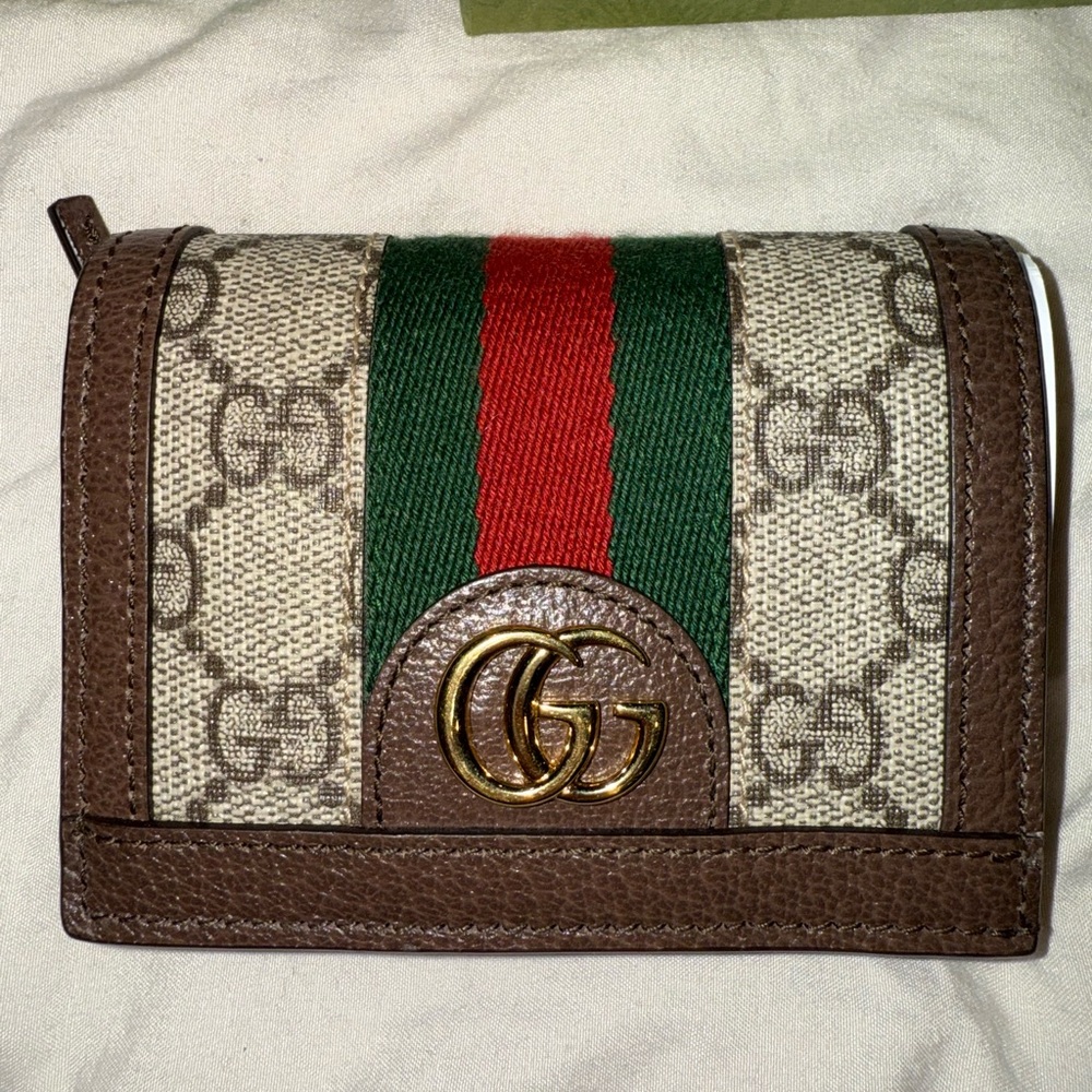 SALE❗️NEW Gucci Brown and Green Wallet - Picture 6 of 7